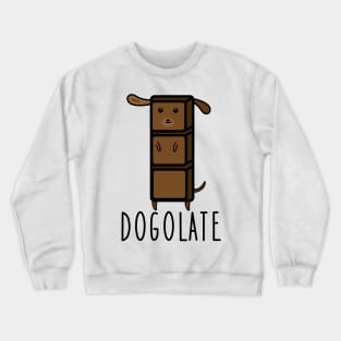 Chocolate and dog Crewneck Sweatshirt